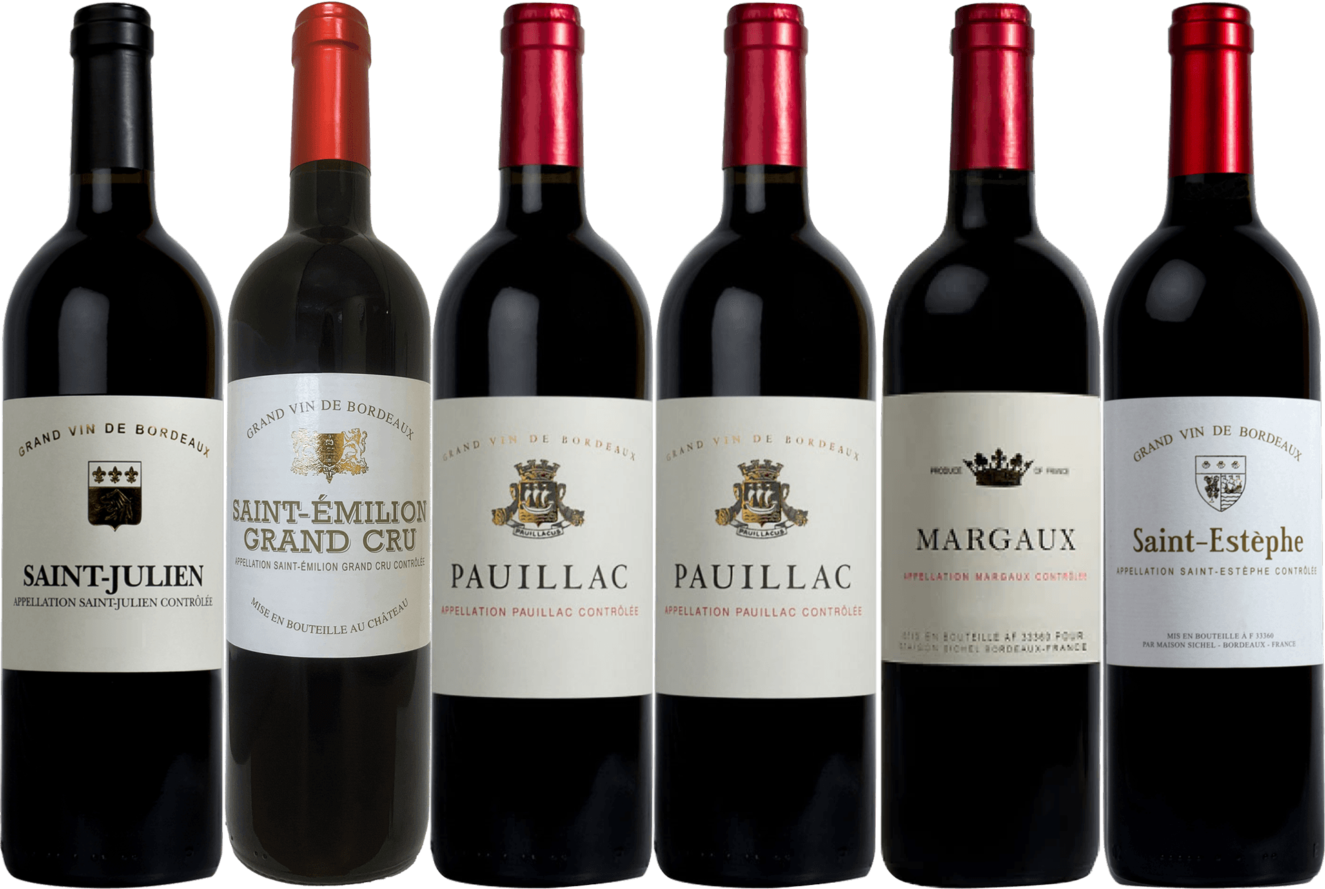 Winedrops Bordeaux Declassified - 6 premium Bordeaux bottles including 2x Pauillac