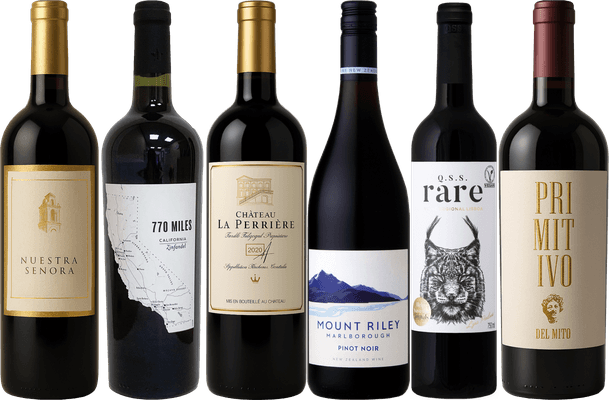 Winedrops Bestseller Reds - 6 bottles